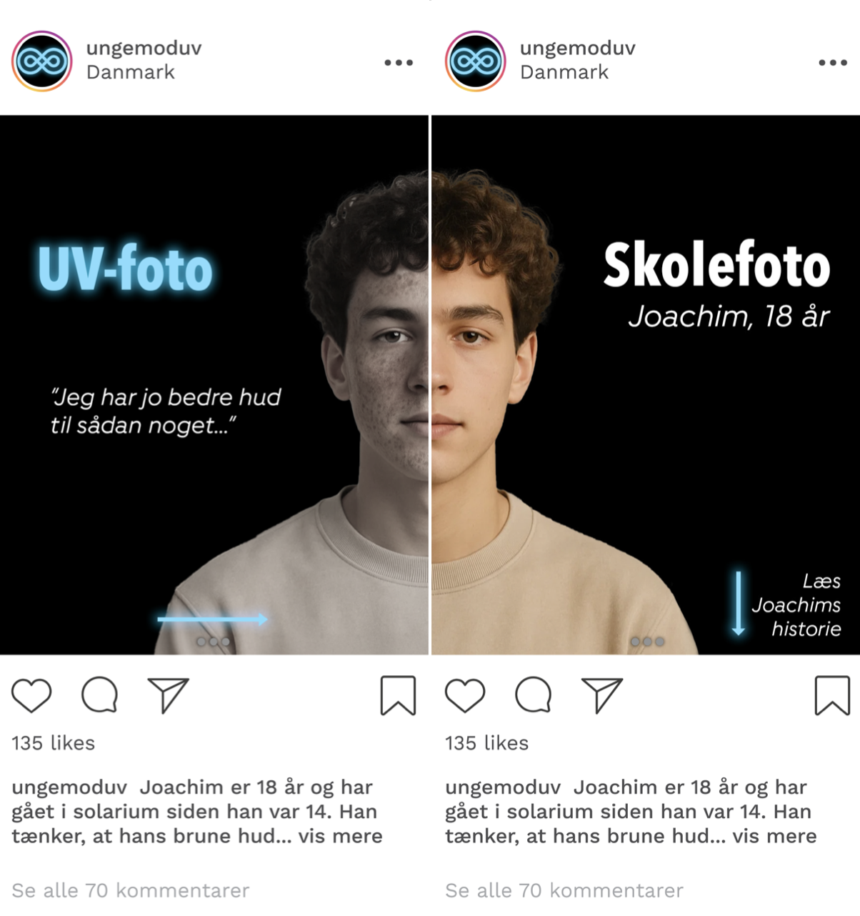 Unge mod UV Instagram post 1